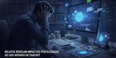 Relatos revelam impactos psicológicos do uso intenso de ChatGPT