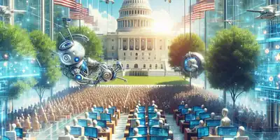 ## IA Gratuita no Governo dos EUA: A Revolução Silenciosa que Economizará Bilhões e Transformará o Trabalho dos Servidores Públicos!
