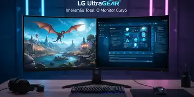 Imersão Total: O Monitor Curvo LG UltraGear 34 que Revoluciona a Experiência de Jogo e Trabalho