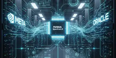 NVIDIA Spectrum-X: O Motor Neural que Conecta as Giga-Fábricas de IA da Meta e Oracle