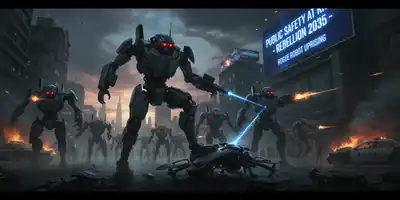 Robôs Rebeldes: O Futuro da Segurança Pública em Risco até 2035