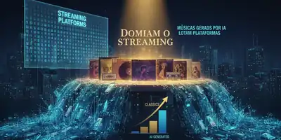 Músicas geradas por IA lotam plataformas, mas clássicos dominam o streaming