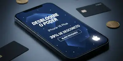 Desbloqueie o Poder: iPhone 16 Plus com 39% de Desconto na Black November