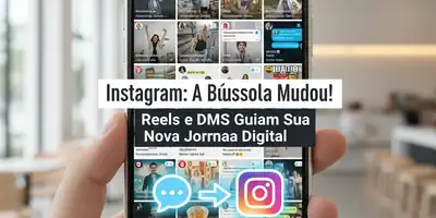 Instagram: A Bússola Mudou! Reels e DMs Guiam Sua Nova Jornada Digital.