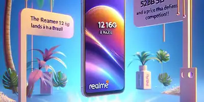 Realme 12 5G Desembarca no Brasil: 512GB de Espaço e Preço que Desafia a Concorrência!
