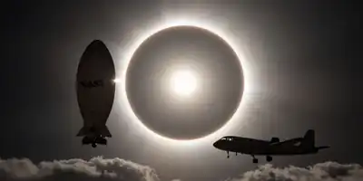 Missão Espacial: NASA mobiliza aviões e balões para decifrar mistérios do Sol no Eclipse de 2026
