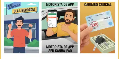 CNH: Adeus Autoescola, Olá Liberdade! Mas Motorista de App, Seu Ganha-Pão Depende de um Carimbo Crucial.