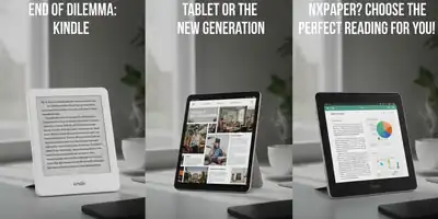 Fim do Dilema: Kindle, Tablet ou a Nova Geração NXTPaper? Escolha a Leitura Perfeita para Você!