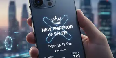 O Novo Imperador da Selfie: iPhone 17 Pro Domina o DxOMark!