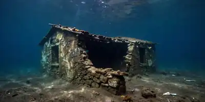 Segredos Submersos: Mergulhador Revela Casa Preservada do Extinto Povoado Canela no Fundo do Lago de Palmas