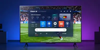 Samsung integra IA em TVs com Vision AI Companion e Modo Futebol
