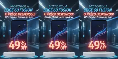 Motorola Edge 60 Fusion: O Preço Despencou! 49% OFF na Oferta Mais Insana do Ano!