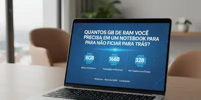 Quantos GB de RAM Você Precisa em um Notebook para Não Ficar Para Trás?