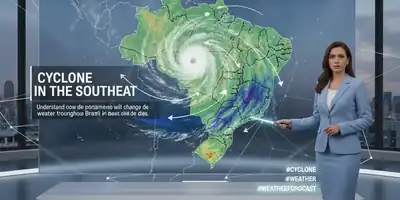 Ciclone no Sudeste: Entenda como o fenômeno vai mudar o tempo em todo o Brasil nos próximos dias