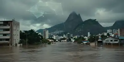 Filme Futuro Futuro une IA e enchentes do RS em reflexão sobre crise climática