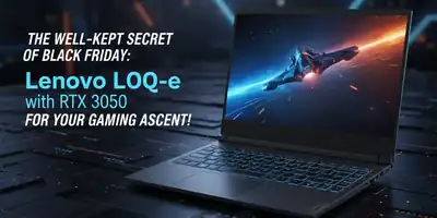 O Segredo Bem Guardado da Black Friday: Lenovo LOQ-e com RTX 3050 para sua Ascensão Gamer!