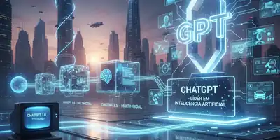 A Evolução Revolucionária do ChatGPT: De Humilde Início a Líder em Inteligência Artificial