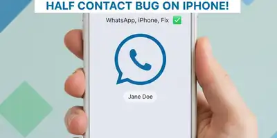 WhatsApp: Diga Adeus ao Bug do Contato Pela Metade no iPhone!