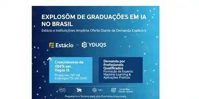 Explosão de Graduações em IA no Brasil: Estácio e Instituições Ampliam Oferta Diante da Demanda Explosiva por Profissionais Qualificados