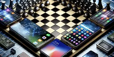 **Reinado Mobile: Apple e Samsung Ditam as Regras em um Mercado Competitivo!**
