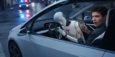 Robotáxi da Tesla flagrado dormindo ao volante: passageiro expõe falha em sistema de segurança e regulamentação incerta