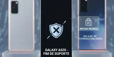 O Fim de Uma Lenda: Samsung Desliga o Suporte do A52s e Sinaliza Novas Regras para S22 e S21 FE