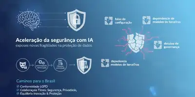 Aceleração da segurança com IA expõe novas fragilidades na proteção de dados: riscos, práticas e caminhos para o Brasil