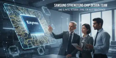 Samsung reforça time de design de chips com veterano da AMD e Intel para próxima geração Exynos