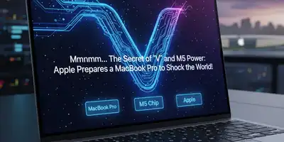 Mmmmm… O Segredo do 'V' e o Poder M5: Apple Prepara um MacBook Pro para Chocar o Mundo!