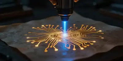 Do Forno para a Tecnologia: Laser Transforma Papel Manteiga em Circuitos Eletrônicos de Alta Performance