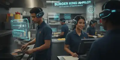 Burger King testa headsets com IA para monitorar produtividade e simpatia de funcionários