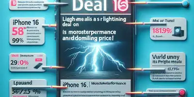 iPhone 16 em Oferta Relâmpago: Desempenho Monstruoso com Preço Demolidor!
