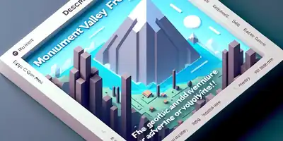 **Monument Valley Grátis: Aventura Geométrica e Mágica ao Alcance do Seu Dedo!**
