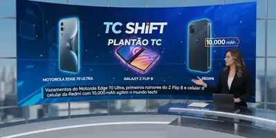 Plantão TC: Vazamentos do Motorola Edge 70 Ultra, primeiros rumores do Z Flip 8 e celular da Redmi com 10.000 mAh agitam o mundo tech!