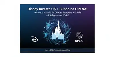 Disney Investe US$ 1 Bilhão na OpenAI e Leva o Mundo da Cultura Pop para a Era da Inteligência Artificial