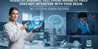 Cientista desmistifica: Campo magnético de celular não interfere no seu cérebro, mas o uso excessivo da tela, sim!