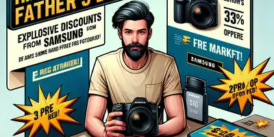 Dia dos Pais Hi-Tech: Descontos Explosivos da Samsung no Mercado Livre!
