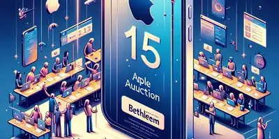 **Maçã no Leilão: iPhones 15 e Tesouros Apple Esperam por Você em Belém!**
