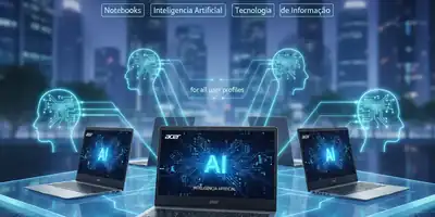 Acer Lança Nova Geração de Notebooks no Brasil: Inteligência Artificial, Desempenho e Inovação para Todos os Perfis de Usuário