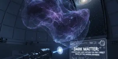 **Matéria Escura: Cientistas Podem Ter Capturado a Primeira Imagem Direta do Inimaginável Universo Invisível**