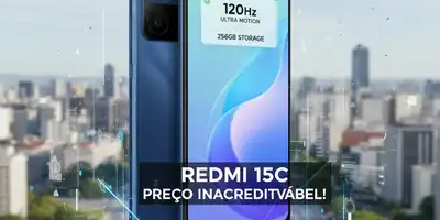 Redmi 15C: A Xiaomi Quebra o Jogo no Brasil com 120Hz, 256GB e Preço Inacreditável!