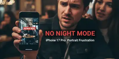 iPhone 17 Pro Abre Mão do Modo Noite em Retratos: Uma Decisão que Deixa os Fãs da Fotografia Indignados