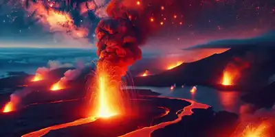**Kilauea Desperta: Erupção Vulcânica Ilumina o Havaí com Fontes de Lava Gigantes!**
