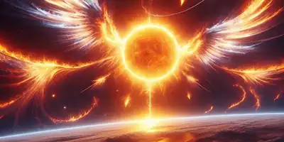 Sol 'Cospe' Asas de Fogo: Um Espetáculo Cósmico que Desafiou a Noite!
