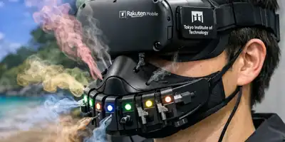 De Pinho a Cravo: Dispositivo Vestível Japonês Leva Odores para a Realidade Virtual