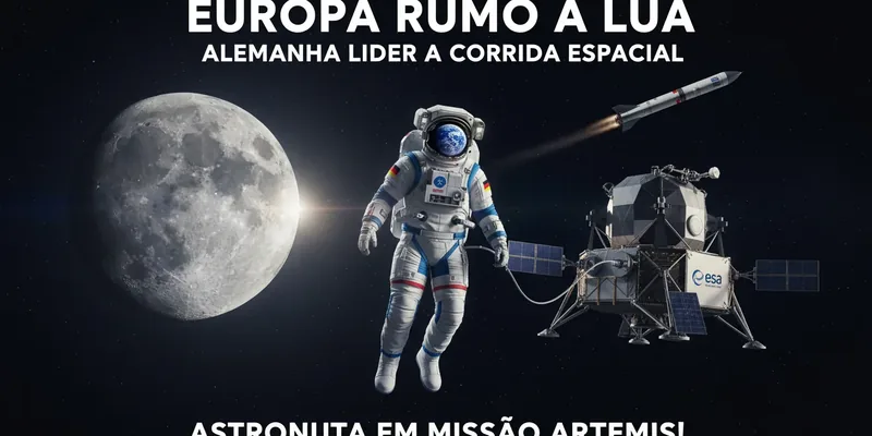 Europa Rumo à Lua: Alemanha Lidera a Corrida Espacial com Astronauta em Missão Artemis!