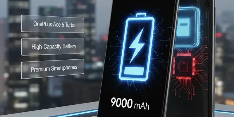 OnePlus Ace 6 Turbo: Rumor aponta para bateria gigante de 9.000 mAh e desempenho de ponta