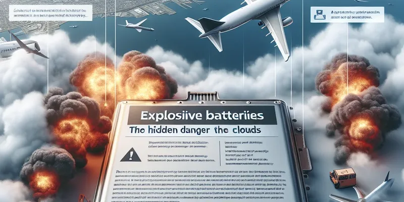 Bateria Explosiva em Voo Transatlântico: O Perigo Oculto nas Nuvens