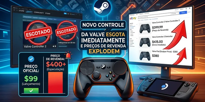 Febre Valve: Novo Controle Esgota em Minutos e Alimenta Mercado Negro de Revenda