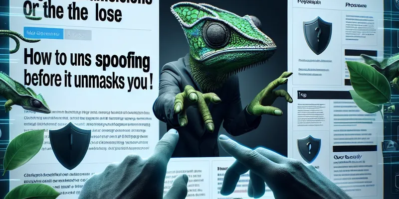 Camaleões Digitais à Solta: Como Desmascarar o Spoofing Antes que Ele Te Desmascare!